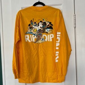 Ripndip Bodacious Long Sleeve Yellow Tee
